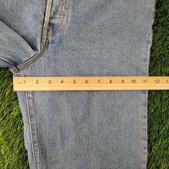 LEVIS 501 Baggy Button Fly Boyfriend Jeans Womens 2 29x26 Faded Stonewash - Picture 9 of 16